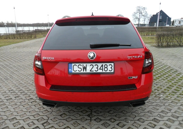 Skoda Octavia cena 84900 przebieg: 128400, rok produkcji 2018 z Grudziądz małe 254